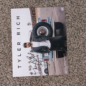 Tyler Rich Hand Signed Autograph Photo